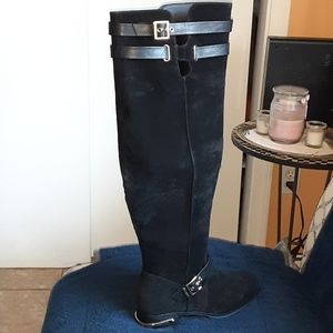 Black Above The Knee Boots